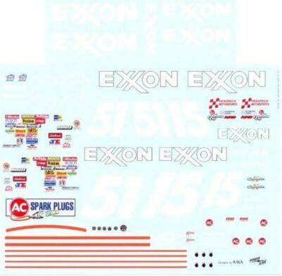 Powerslide 067 #15/#51 Exxon Lumina Rowdy Burns Ken Schrader 1/24 decal