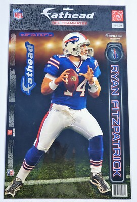 RYAN FITZPATRICK FATHEAD TEAMMATES BUFFALO BILLS HARVARD VINYL WALL DECAL 2011