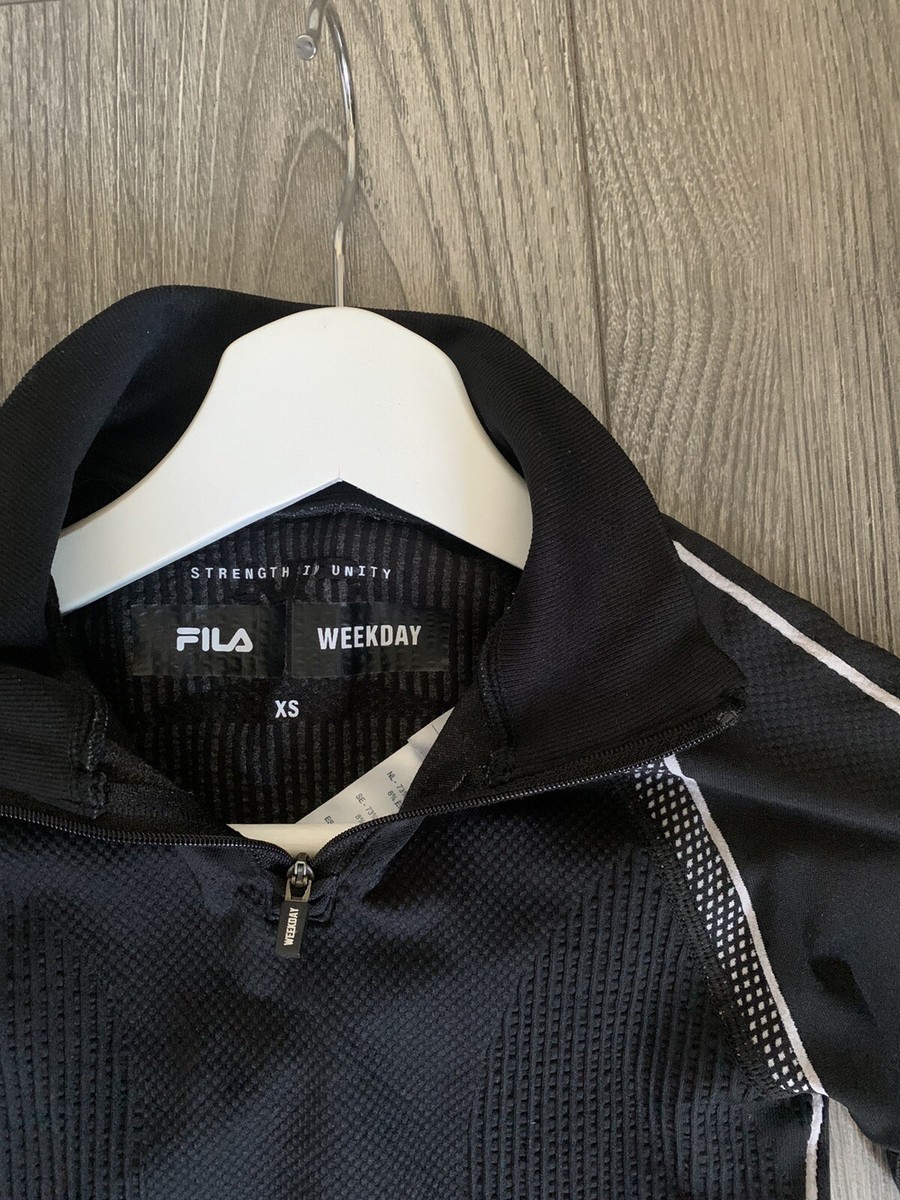 Fila X Weekday Collaboration Zip Up Activewear Pull Over UK