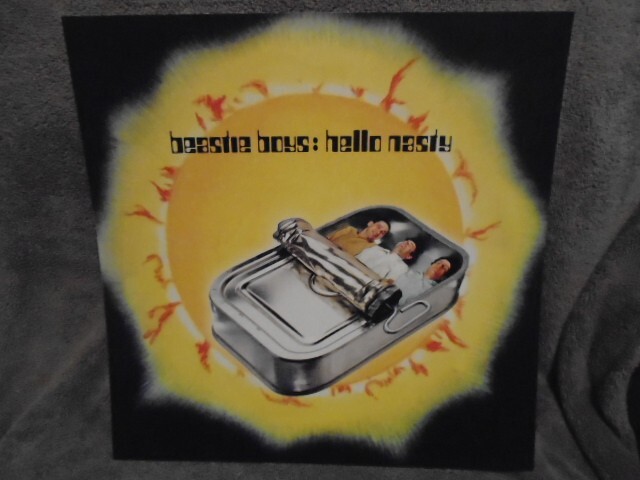 RARE PROMO Beastie Boys LP FLAT POSTER Hello Nasty hip hop BIZ