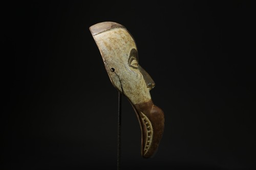 African Mask Hand carved Wooden African Tribal Mask Originating From Igbo-7636 - Picture 4 of 24