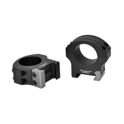 Warne HyperLite Picatinny-Style Scope Rings 1'', Medium, Matte Black #8501M