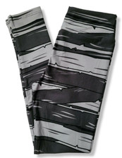 Lularoe Mummy Wrap TWEEN Leggings Halloween Gray Grey NWOT HTF