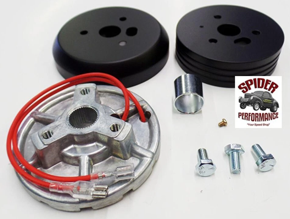 Volante Ford 1970-1980 cuero azul ovalado 13 13/4" drifter Foto 4 de 4