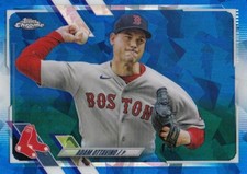 ADAM OTTAVINO TOPPS CHROME UPDATE SAPPHIRE BASE BOSTON RED SOX #US-322 2021 21