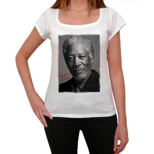 Damen Grafik T-Shirt Morgan Freeman 1 Öko-Verantwortlich Vintage Jahrgang - Picture 1 of 7