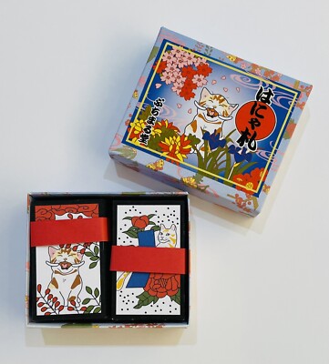 Cat Hanafuda Hanyafuda , Handmade by Japanese artist Petit Circle