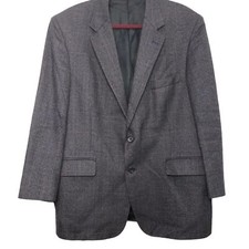 Lands  End Vintage Wool Blend Blazer SZ 44R
