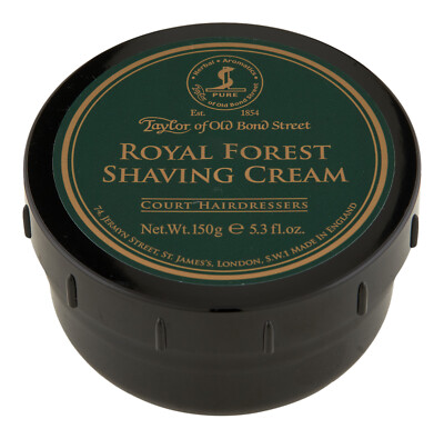 Taylor of Old Bond Street Royal Forest Shaving Cream 150 g. Shaving Cream & Gel