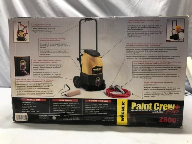 WAGNER Paint Crew Plus Sprayer / Roller 