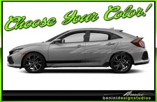 Honda Civic Racing Vinyl Rocker Stripes 2016 2017 2018 2019 Si Style 8 Honda Civic Racing Vinyl Rocker Stripes 2016 2017 2018 2019 Si Style 8