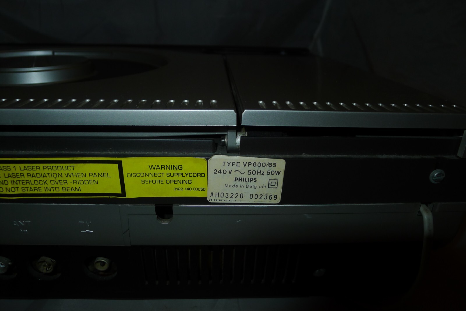 Philips VLP600 laser disc player laservision VLP 600 eBay