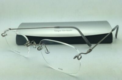 KAZUO KAWASAKI Eyeglasses MP 631 04 AL/52 Rimless Titanium Pewter
