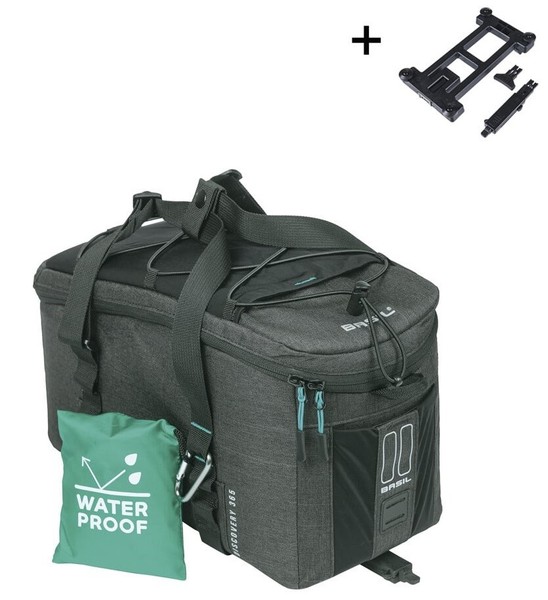GepäCkträGertasche Basil Discovery 365D Mik 9 Liter 34 X 16 X 18 Cm - Schwarz-image