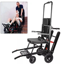 Large Wheel Motorized Climbing Wheelchair Stair Lifting Chair Elevator Disabled