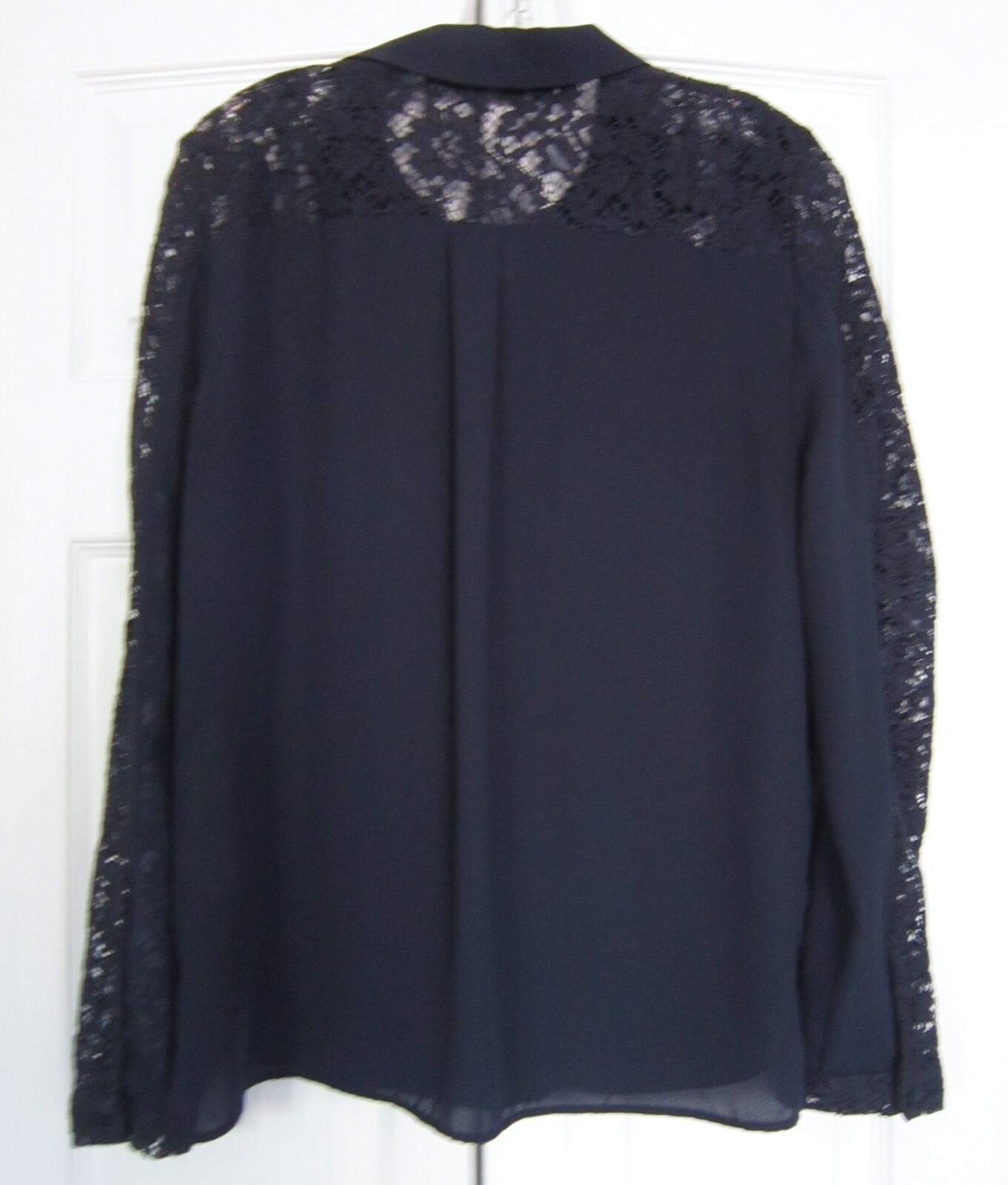 Women's Zara Basic Collection Button Up Shirt Lac… - image 2