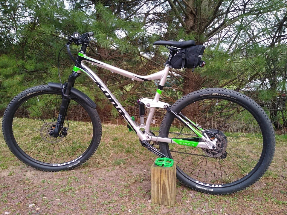 Bicicleta de montaña con suspensión completa Kona (Hei Hei Deluxe) 22" (XL) Foto 3 de 4