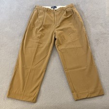 Polo Ralph Lauren Vintage Hammond Chino Pants Beige Pleated Men s FIT 36x27