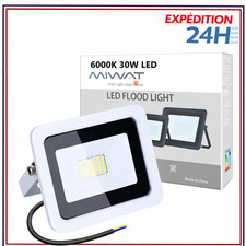 Projecteur LED 30W Extérieur Puissant – Éclairage Jardin Garage IP65