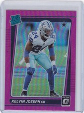 2021 Panini Optic Rated Rookie Pink #250 Kelvin Joseph RC Dallas Cowboys