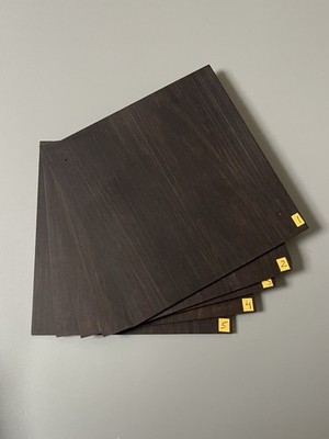 Afrikanische Schwarzholz Massivholzplatte/Holzplatten 1 von 145x145x2,5/3/4/5/6/7 mm