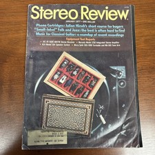 VTG Stereo Review Magazine March 1977-  Vol 38 No.1  - Phono Cartridges 