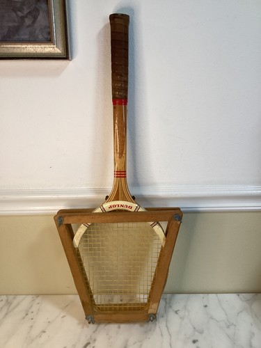 Vintage Dunlop Maxply Fort Wooden Squash Racket