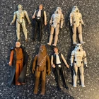 Vintage Star Wars Action Figure Lot of 1977 Han Solo Stormtrooper Obi-Wan