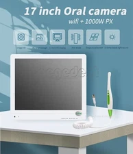 16MP Dental Digital WiFi Oral Camera Wireless with 17" Screen Monitor Display