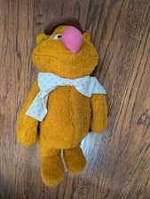Fisher Price Plush Fozzie Bear 851 1976 Jim Henson Sesame Street 14" Muppets
