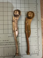 2xVintage Boatswain's Whistle with Varied Patina - Nautical Maritime Artifact