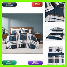 Truly Soft Henry Plaid 3 Piece Full/Queen Duvet Set Dcs6626Fq-1800