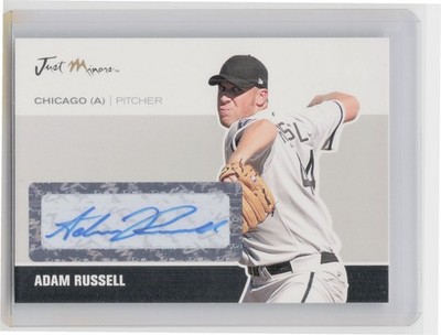 2007 Just Autographs Adam Russell AU #JA-41 Sox Signatures