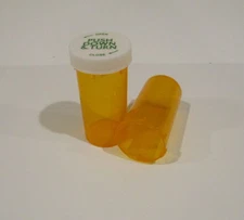 Prescription Medicine Vials 13 Dram Amber-6 Pack--$3.99 Shipping-Pharmacy Grade