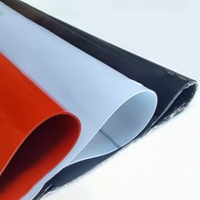 Silicone Rubber Sheet Black/Clear/Red  Thick 500mm Width & Length 0.1mm - 3mm