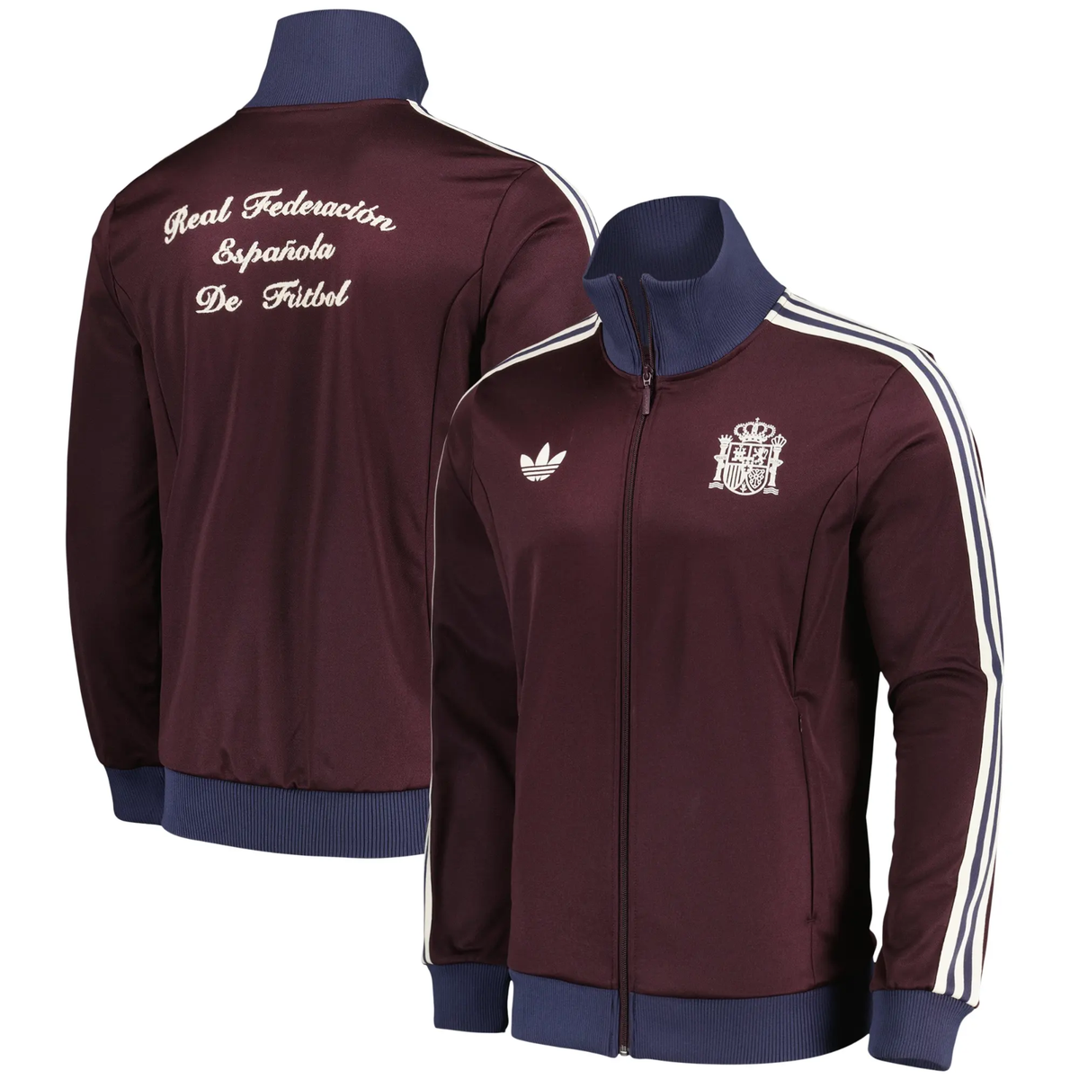 adidas Beckenbauer Retro Soccer Spain Team Originals Track Jacket