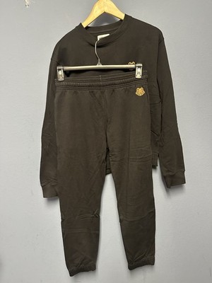 KENZO Shirt & Pants Sweatsuit Embroidered Tiger Logo Black Men small