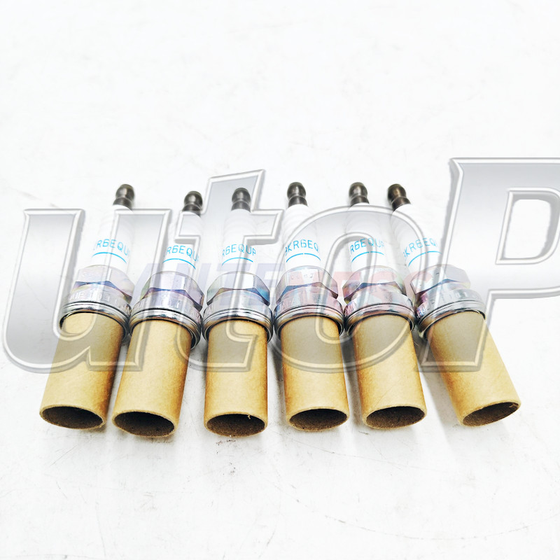 6PCS BKR6EQUP Spark Plugs for ngk 3199 Laser Platinum Fast Delivery