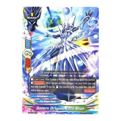 Buddyfight TCG Karte S-BT04 S-PR/068EN PR Govern Dragon, Esca Shan Drago Knight