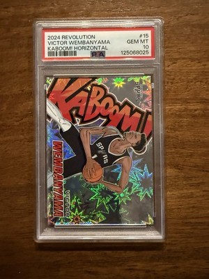 t261224⭐︎ 2024-25 PANINI REVOLUTION KABOOM HORIZONTAL #15 VICTOR WEMBANYAMA