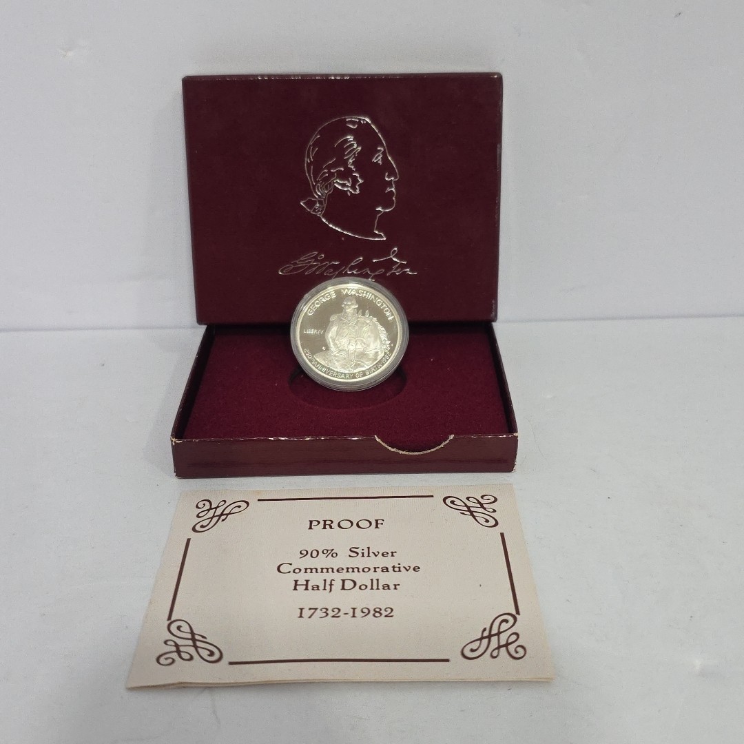 1982 George Washington 250th Anniversary Half Dollar Silver Proof
