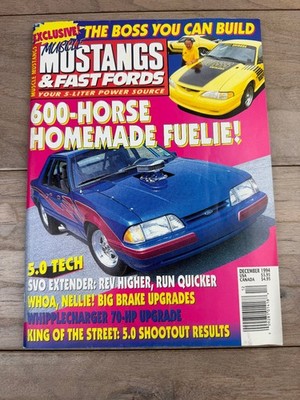 Muscle Mustangs & Fast Fords Magazine December 1994 600-Horse Homemade Fuelie