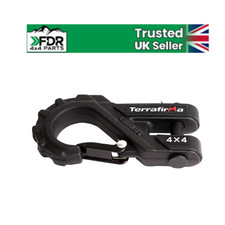 Terrafirma Black Extreme Winch Hook 45000lbs Offroad 4x4 Winch Cable Hook Terra