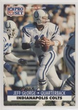 1991 Pro Set Jeff George #177 02fd