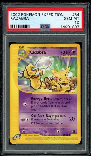 Kadabra graded PSA 10 for sale on eBay