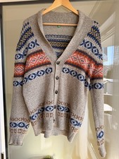 United Colors of Benetton Strickjacke Cardigan Norweger Muster – warm & stylisch