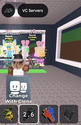 VC Servers Game Item/Asset Generation 2.6 Change With Clone ID AP
