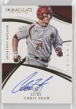 2015 Panini Immaculate Collegiate Rookie Auto 90/99 Chris Shaw #CS Auto 0af