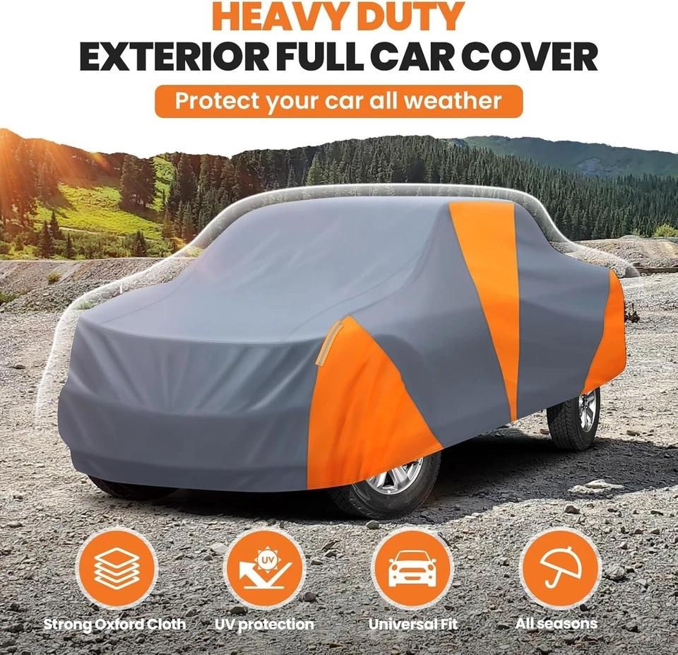 Car Cover Truck/Pickup Universal Fit For Chevy Silverado/ GMC Sierra Waterproof Foto 2 de 4