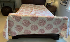 Laura Ashley Coral Coast King Size Quilt Comforter Reversible  1 Sham Beachy